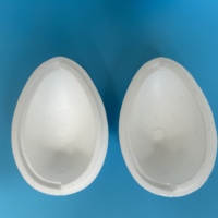 Oeuf en polystyrène pour l'artisanat de Pâques Oeuf en deux parties remplissable pour petits cadeaux et bonbons Hauteur de l'oeuf de Pâques creux