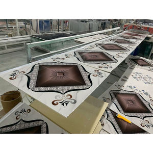 Plafón de <span class=keywords><strong>PVC</strong></span> de 595 x 600 mm, Panel de Yeso <span class=keywords><strong>para</strong></span> Techo Falso, Sistema de Rejilla en T de 2 x 2 Pies, Techo Superior con Estructura Metálica - Product Image 5