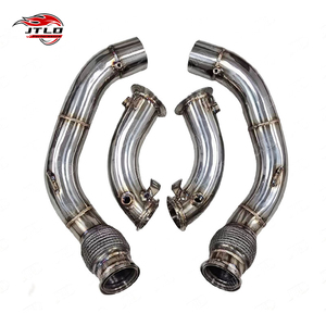 Sistema de escape JTLD 304SS Sport Downpipe para <span class=keywords><strong>BMW</strong></span> M5 F90 X6M F96 2021 para 2020 <span class=keywords><strong>BMW</strong></span> <span class=keywords><strong>M8</strong></span> F92 <span class=keywords><strong>Competition</strong></span> <span class=keywords><strong>Coupe</strong></span> 4,4 T - Product Image 2