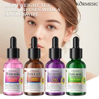 Suero Facial Blanqueador KORMESIC al por Mayor de 30 ml para el Cuidado de la Piel, Antiarrugas, con Pantenol, Hexapéptido, Ceramida, Cafeína, Niacinamida y Vitamina C
