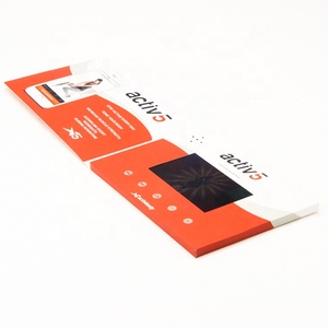 Nouvelles cartes de remerciement personnalisées avec logo, <span class=keywords><strong>catalogue</strong></span> d'écran de vœux <span class=keywords><strong>pour</strong></span> promotion commerciale, carte postale, livret vidéo - Product Image 2
