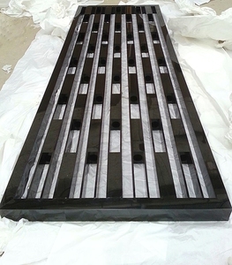 Écran moderne en acier inoxydable, cloison <span class=keywords><strong>murale</strong></span> étanche découpée au laser pour la vie de bureau, diviseur suspendu d'art simple - Product Image 1