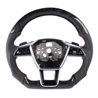Volant en carbone forgé par le fabricant avec revêtement en daim pour Audi A6 C7 A3 A4 B8 A5 8V 8P A7 S3 S5