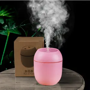 Mini diffuseur d'humidificateur d'air à LED 7 couleurs, petit diffuseur d'huiles essentielles d'arôme portatif à ultrasons