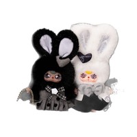 Llavero de Peluche de la Serie Baby Three Absolute Black White Gray, Figura de Juguete Artístico de Moda, Escala 1/12, Película/TV, 14+