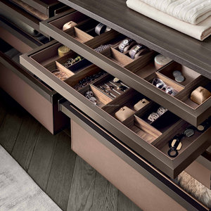 Walk in Closet Steel in Cabinet <span class=keywords><strong>Ropa</strong></span> modular Diseño de madera Sistema independiente de doble deslizamiento Walk Wood Clothes Armario Set - Product Image 5