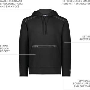 Sudadera con Capucha Deportiva Personalizada para Hombre, Modelo Legend Tech Fleece, Etiqueta Personalizada, Talla XXS, Bordado 3D, Lavado Enzimático, Cierre de Cremallera, Antiarrugas, Teñido - Product Image 3