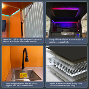 Ngoài trời di động Nhà Bếp Có thể gập lại xách tay BBQ Hoang Dã Bếp Nấu Ăn đa chức năng dã ngoại cắm trại thiết bị Propane Bền Kim loại - Product Image 5