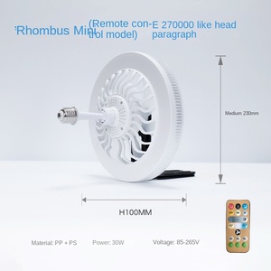 Moderno 45W LED ventilador luz E27 interior inteligente Control remoto 3 colores cambiables atenuación ajuste de velocidad del viento hogar USB - Product Image 5