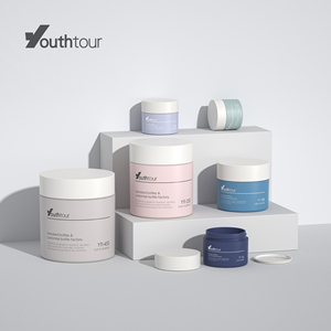 Emballage de soins de la peau de luxe YTI, pot en PP à double paroi de 250 g et 450 g pour cosmétiques, beurre corporel, masque capillaire, lotion corporelle avec couvercle à vis - Product Image 5
