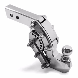 Conector de <span class=keywords><strong>Remolque</strong></span> Ajustable de Acero Inoxidable de 10 cm con Gancho para Coche, Montaje en Enganche de <span class=keywords><strong>Remolque</strong></span> con Bloqueo de <span class=keywords><strong>Bola</strong></span>, Brazo de Tracción GO TRAILER 8000lbs - Product Image 3