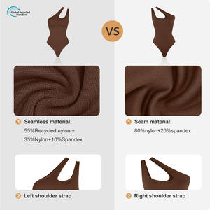 All'ingrosso <span class=keywords><strong>monospalla</strong></span> taglio vita e addome Shapewear Bodys Haper <span class=keywords><strong>body</strong></span> per donna 2023 - Product Image 3