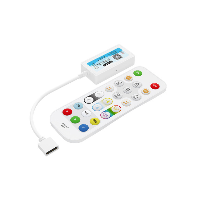 SP54CE SPI RGB + 2CH PWM CCT IoT LED Controller, APP Control + Voice Speaker Control
