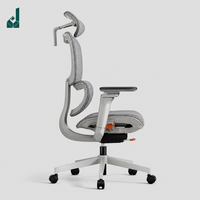 Igrow Alpha Mesh Ergonomischer Stuhl mit Aluminiumlegierungsrahmen und Gleitfuß für Home Office & E-Sports