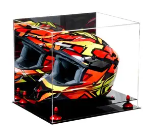 Vetrina modello casco Nascar moto casco F1 acrilico personalizzato per la mostra della camera da letto decorare