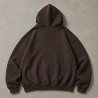 Hoodie Unisexe Homme, Grammage Lourd 260 GSM, Coupe Oversize Ample, Impression Soie, Luxe, Grande Capuche, Uni, pour la Gym et l'Été, Tailles S
