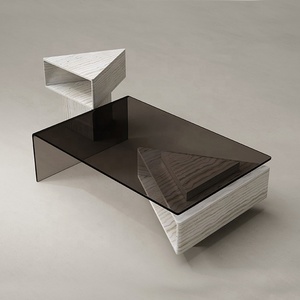 2024 <strong>Turkish</strong> Modern Luxury Living Room Center <strong>Table</strong> <strong>Coffee</strong> <strong>Table</strong> <strong>Set</strong> with Natural Marble Top - Product Image 3