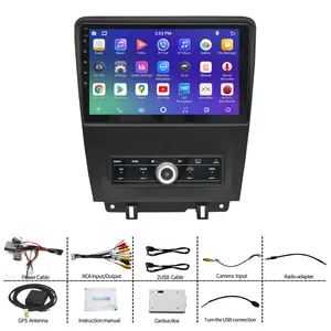 Best seller 2 + 32G Din 10.1 "Touch Screen autoradio Stereo Wifi navigazione Gps lettore multimediale Android per Ford Mustang 2010-14