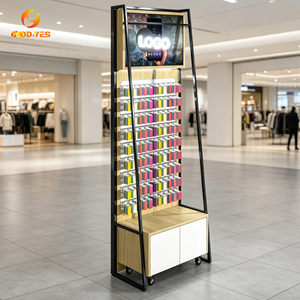 Exhibidor <span class=keywords><strong>de</strong></span> Accesorios <span class=keywords><strong>para</strong></span> Teléfonos Móviles <span class=keywords><strong>de</strong></span> MDF con Luz LED, Exhibidor <span class=keywords><strong>de</strong></span> Pared <span class=keywords><strong>para</strong></span> Tienda <span class=keywords><strong>de</strong></span> Celulares - Product Image 2