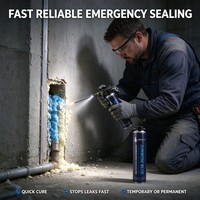 Scellant en mousse PU de haute qualité, étanche, pour les projets d'isolation et d'étanchéité des toitures