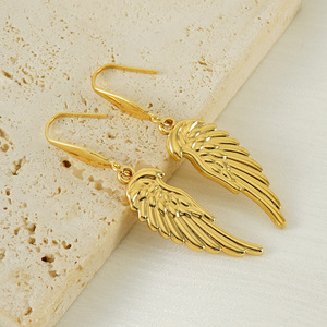 ZOGXIN Gold Plated <b>Wing</b> Drop <b>Earrings</b> Fashion Jewelry For Women - Product Image 4