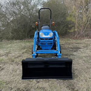 Factory Price Used Mini 20HP LS 4WD Tractor Front Loader Blue Farm Use for Engine Gear Drive Rotary Mower 3-Year Warranty - Product Image 1