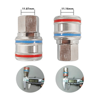 Raccords de tuyau d'air, coupleur rapide, raccord pneumatique, embout mâle/femelle pour compresseur d'air