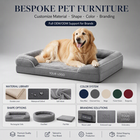 Lit orthopédique imperméable pour chien XL pour chiens de grande et très grande taille