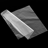 Rouleau de sacs en plastique transparent HDPE/LDPE sur mesure, rouleau de film plastique pour emballage