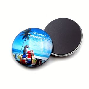 Promotional Event Theme Clear Dome Refrigerator Personalized Visual Design Glass <b>Fridge</b> Magnet - Product Image 4
