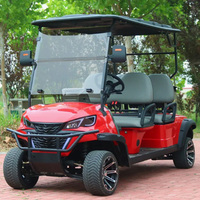 Voiturette de golf chinoise 6 places 4x4 à 4 roues, buggy de golf électrique avec batterie au lithium 48V 72V, 4 places, 6 places, voiturette de golf Club Car