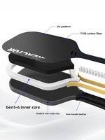 Raquette de pickleball portable pour enfants, approuvée USAPA, en fibre de carbone T700 thermoformée, avec technologie de noyau en nid d'abeille de 16 mm