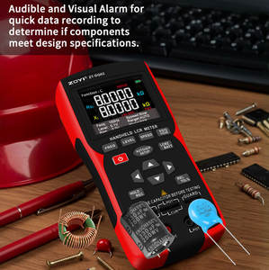 เครื่องวัดมัลติมิเตอร์แบบดิจิตอล ZOYI DQ02 สำหรับวัดค่าความจุ ความเหนี่ยวนำ ความต้านทาน พร้อมฟังก์ชันปรับเทียบ ESR และทดสอบแบตเตอรี่ - Product Image 5