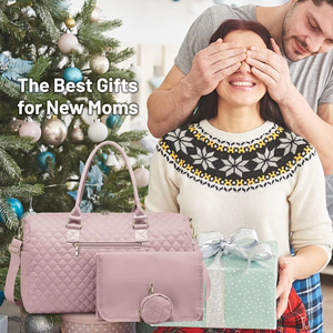 Ensemble de sacs à couches de grande capacité à la mode avec plusieurs poches poches isolées pour bouteilles - Product Image 3