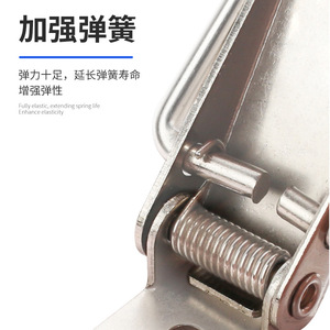 Furniture Lock Tower Buckle Iron Keyless Industrial Design Durable For Electrical Wooden Industrial Boxes - Product Image 1