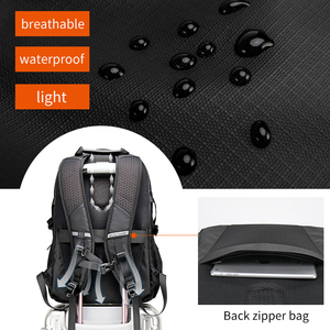 Ba lô nam Arctic Hunter Leisure 2020 màu đen mới chất liệu <span class=keywords><strong>polyester</strong></span>, ba lô lớn chống trộm, đựng laptop 15.6 inch - Product Image 4