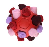 Nouveau jouet pour animaux de compagnie en gros, balle olfactive interactive pour chien, résistante aux morsures, avec distribution de friandises