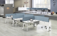 OMNI : Système d'alimentation et de données modulaire pour postes de travail partagés – Éléments d'alimentation et de données évolutifs pour bureaux modulaires