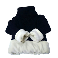Pull en coton chaud pour garçon, style coréen tendance, respirant, écologique, col rond, décoration déchirée, tricot ajusté pour l'automne
