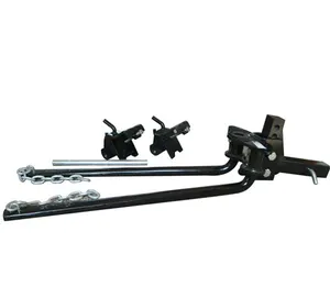 Round Bar Sway Control Weight Distribution Tractor Tow Hitch With ball mount shank assembly