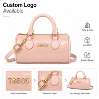Sac à main classique personnalisé B2B en forme de baril, fabricant OEM, sac en PU personnalisable pour magasin de détail, marque privée, stock disponible