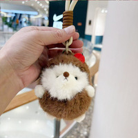 Fabrication OEM ODM : Porte-clés en peluche hérisson, développement de projets, production en gros, pendentifs en peluche personnalisés, réponse rapide B2B