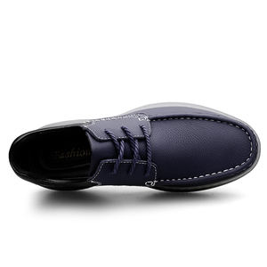 Nouveaux Modèles 2025 Meilleure Vente <span class=keywords><strong>Chaussures</strong></span> <span class=keywords><strong>Bateau</strong></span> à Lacets en Cuir de Vache Pleine Fleur pour Homme Bout Large Haute Qualité Grande Taille <span class=keywords><strong>46</strong></span> - Product Image 5
