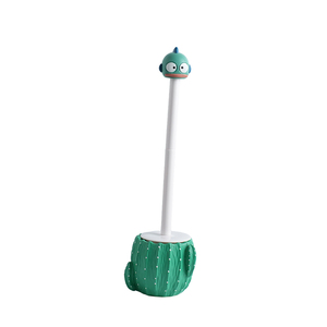 Ensemble de brosses WC mignonnes en forme de <span class=keywords><strong>cactus</strong></span> avec support – Outil de nettoyage pour salle de bain domestique – Fournitures de nettoyage WC - Product Image 2