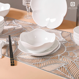 Platos profundos hechos al por mayor en Vietnam: vajilla de hotel y restaurante de alta calidad con nuevo diseño - Product Image 6