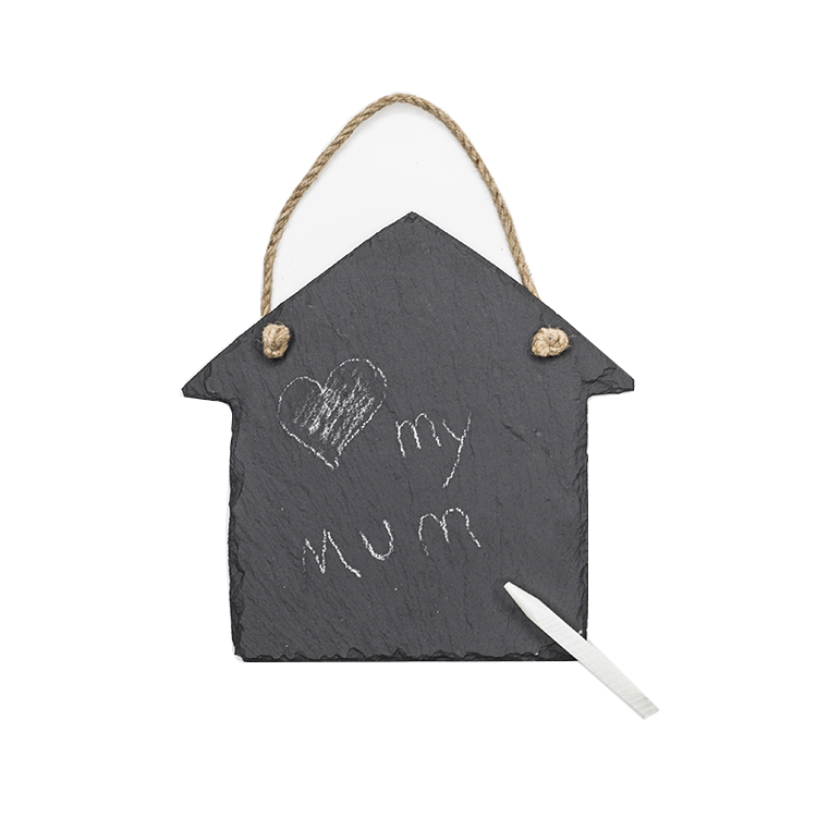 Лидер продаж, доска из черного шифера с мелом в форме дома