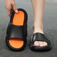 Sandales de sport d'été tendance à semelle souple en EVA, ouvertes, pour l'extérieur, style plage, à talon épais et confortable, pour couples