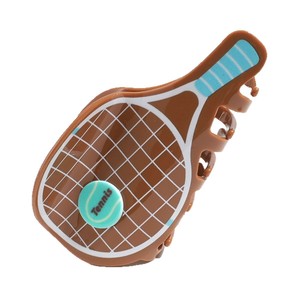 Mới thời trang cá nhân thể thao Vợt Tennis Sáng Tạo cá mập Clip tóc phụ kiện đa năng đi móng vuốt tóc ngọt ngào - Product Image 5