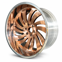 Jantes forgées 2 pièces 12000t tendance 2026 pour Rolls Royce Cullinan Ghost, usinées avec précision CNC, garantie structurelle à vie