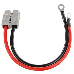 Fabrieksprijs 50a Batterij Connector 2pin Terminal Met Kabel Voor Lithium Batterij Heftruck Connector Plug Met Auto Voedingsdraad